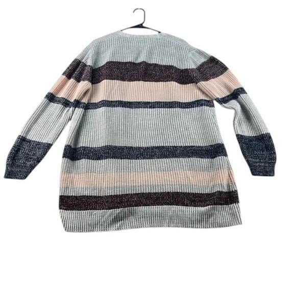Fortune & Ivy Sweater Gray, Pink, Burgundy Women's Size XXL - Picture 2 of 7
